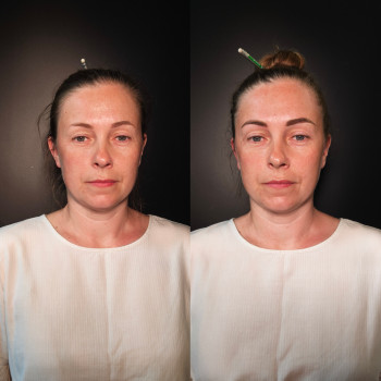 Корекція брів після іншого майстра.