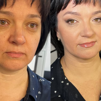 Нежный макияж на корпоратив профессиональный, фото - Визажист Елена Маковская