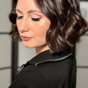 Коктейльный макияж на корпоратив для фотосессии, фото - Визажист Елена Маковская