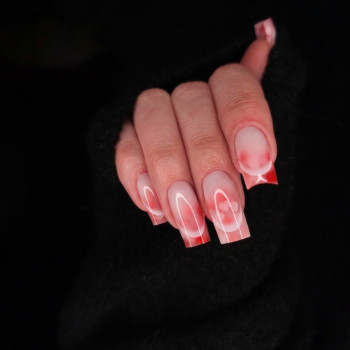 Маникюр на день влюбленных аквариум необычный, фото - Лэшмейкер Диана Ди