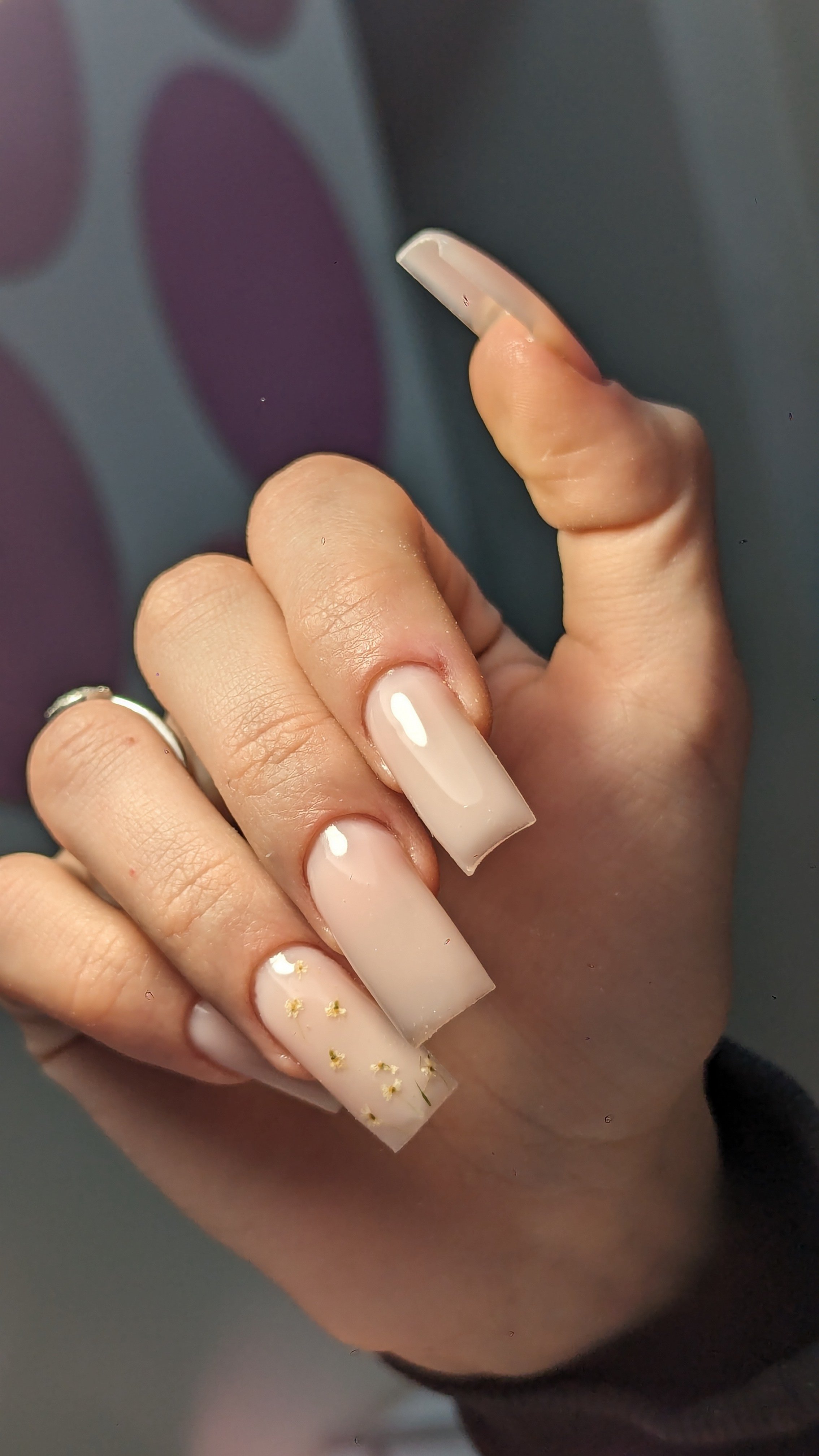 Стильний манікюр модний тілесний, фото - Нігтьова студія Pink Space