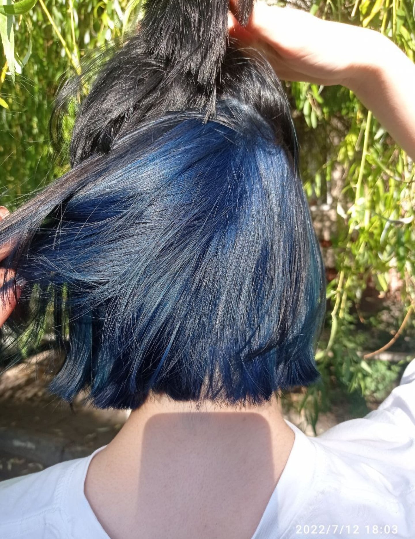 Скрытое окрашивание цвет волос шатен черные волосы, фото - Парикмахер-универсал Анна