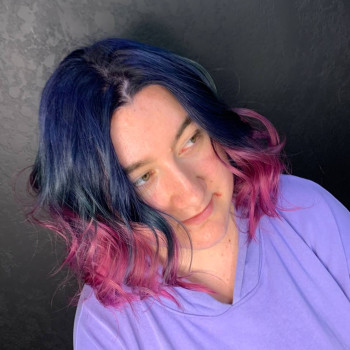 Окрашивание омбре сложное передних прядей, фото - Парикмахер-универсал Анна