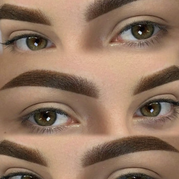 Пудрові брови перманент брів пудрове напилення, фото - Майстер татуажу Каріна Муха