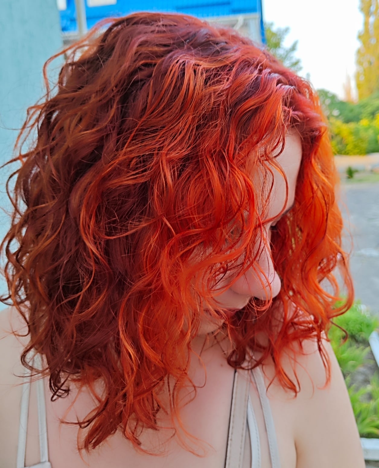 Яркое окрашивание, фото - Перукар-універсал Анна