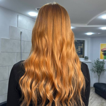 Складне фарбування теплий блонд медовий, фото - Салон краси Fargo