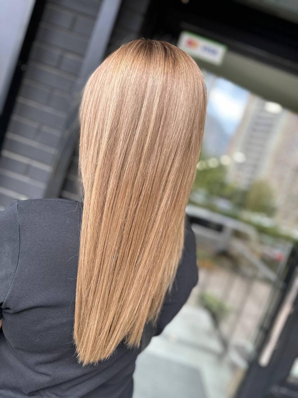 Сложное окрашивание бежевый блонд золотистый, фото - Салон красоты Fargo