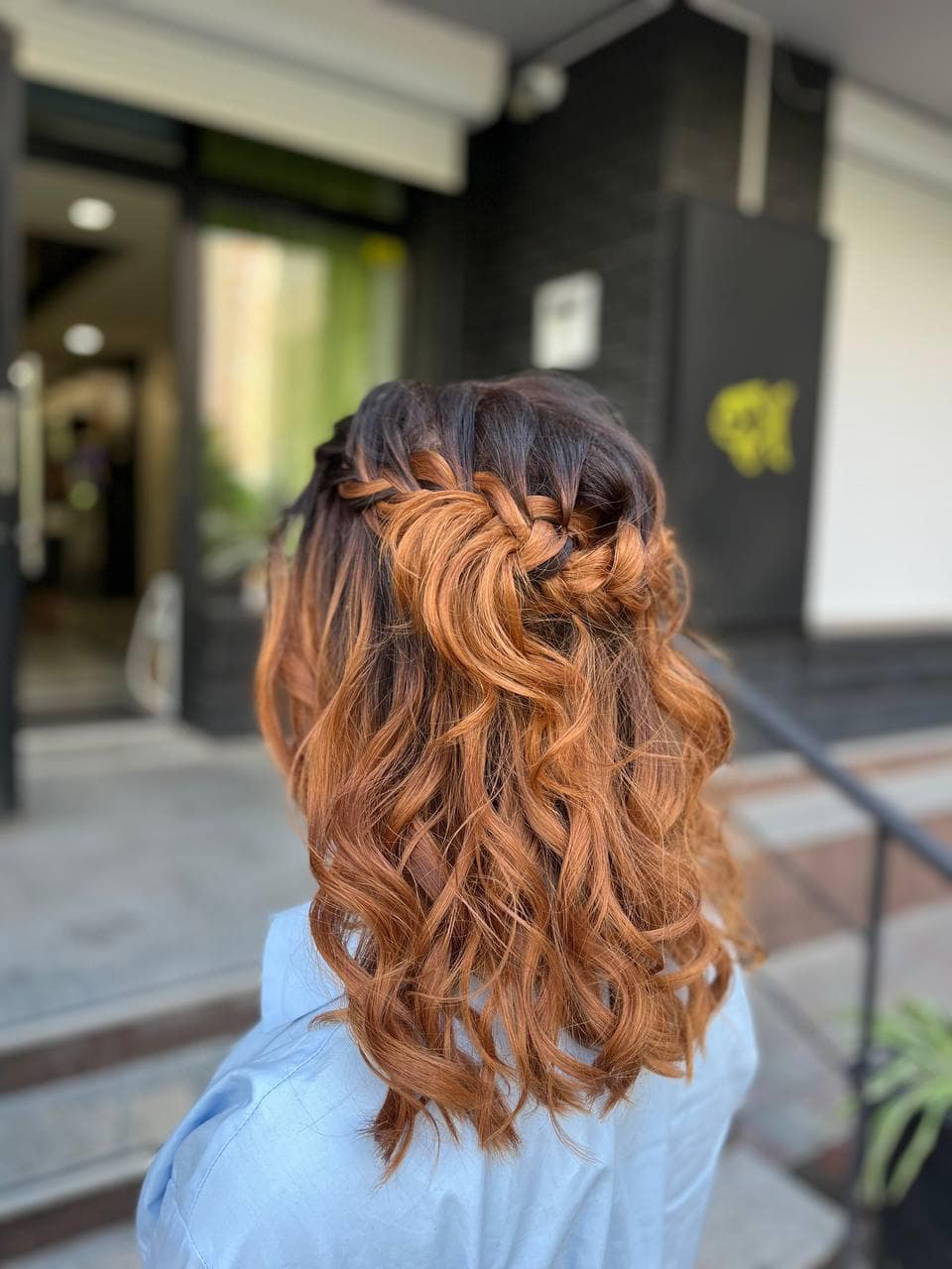 Сложное окрашивание рельефное омбре, фото - Салон красоты Fargo