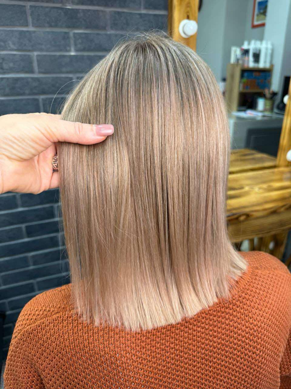 Сложное окрашивание рельефное теплый блонд, фото - Салон красоты Fargo