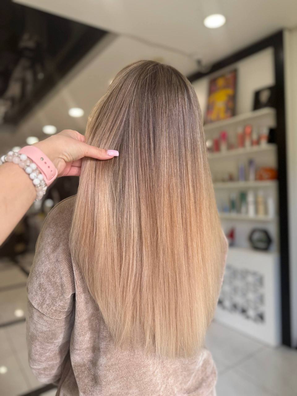 Сложное окрашивание рельефное блонд, фото - Салон красоты Fargo