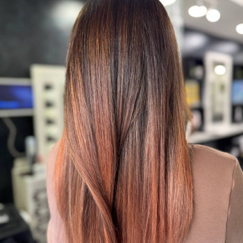 Сложное окрашивание рельефное теплый блонд, фото - Салон красоты Fargo