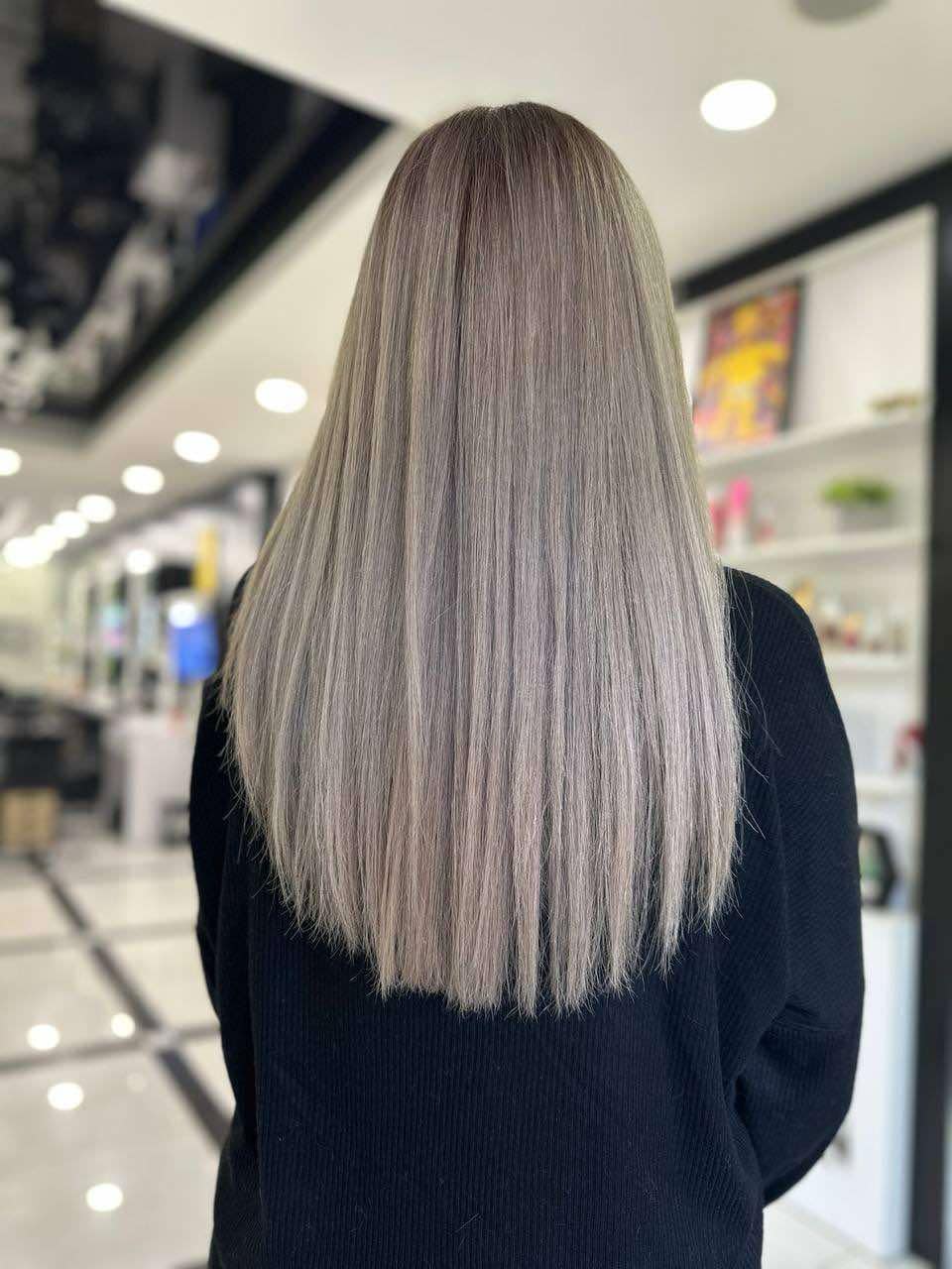 Складне фарбування рельєфне холодний блонд, фото - Салон краси Fargo