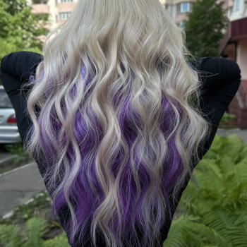 Приховане фарбування складне передніх пасм, фото - Салон краси Fargo