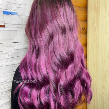 Окрашивание шатуш колорирование сложное, фото - Салон красоты Fargo