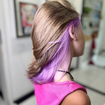 Колорирование скрытое окрашивание сложное, фото - Салон красоты Fargo