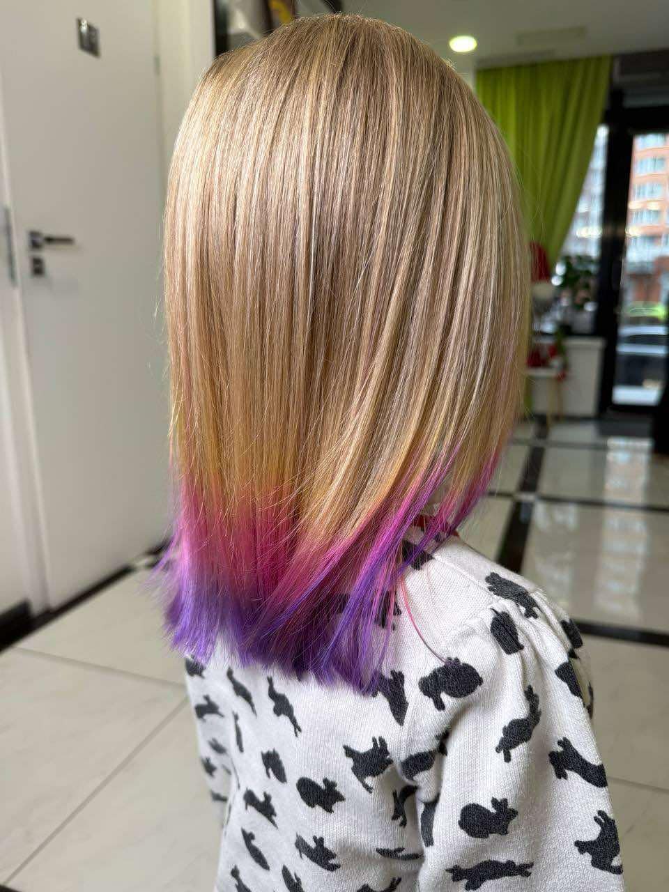 Скрытое окрашивание сложное рельефное, фото - Салон красоты Fargo