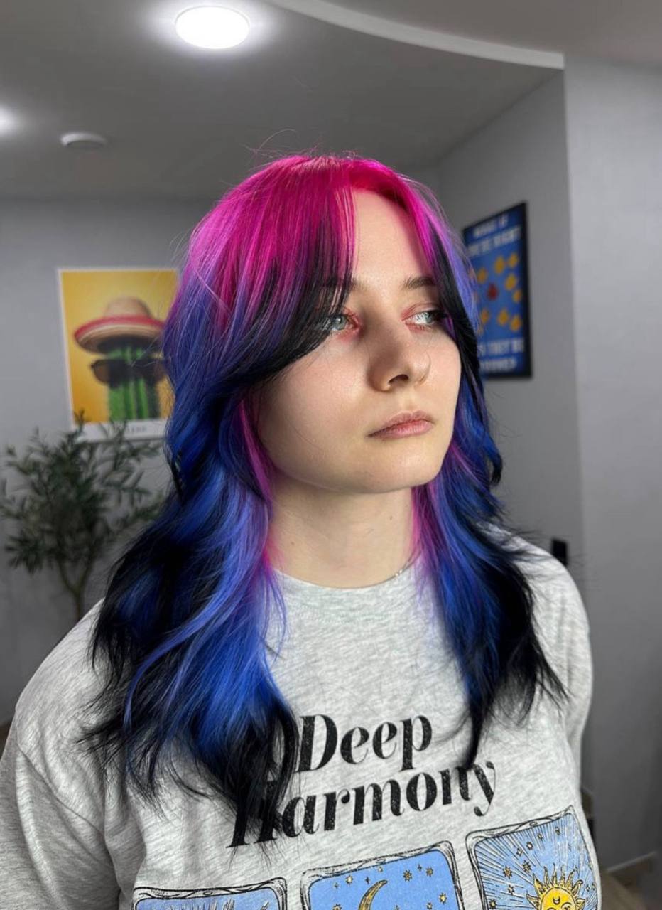 Колорирование сложное окрашивание рельефное, фото - Салон красоты Fargo