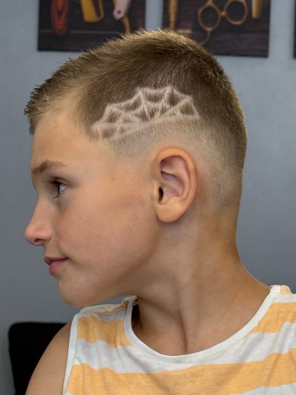 Малюнок на волоссі Хаір тату Стрижки для дітей, фото - Парикмахер-универсал Ольга Шкулий