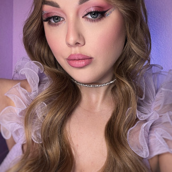 Яркий макияж со стрелками розовый, фото - Парикмахер-визажист Анна Тополенко