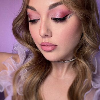 Свадебный макияж на выпускной розовый, фото - Парикмахер-визажист Анна Тополенко