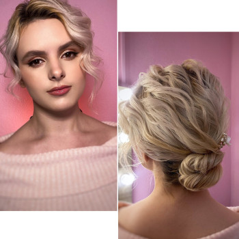 Свадебный макияж нюдовый нежный, фото - Парикмахер-визажист Анна Тополенко