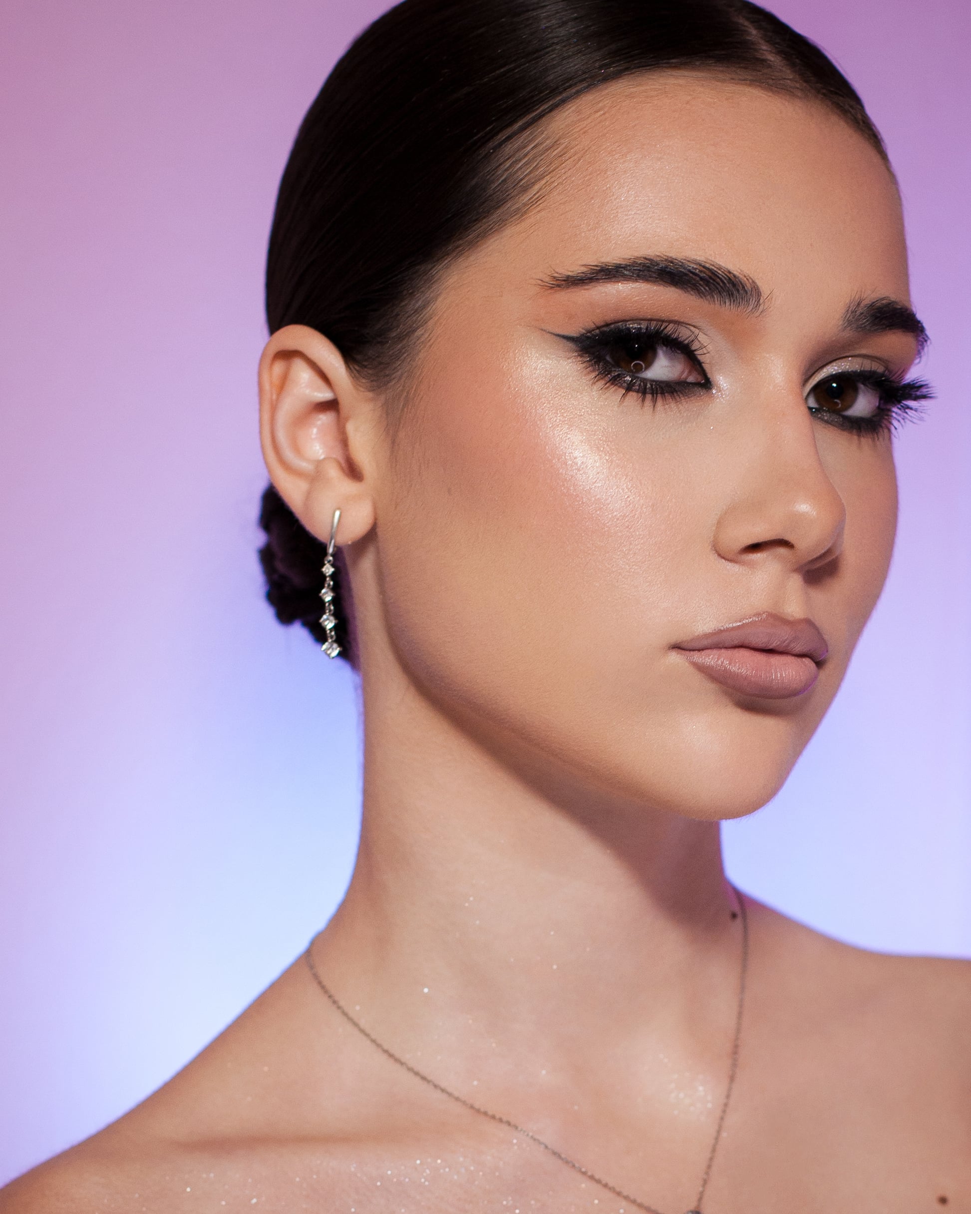 Макияж глаз вечерний для карих, фото - Парикмахер-визажист Анна Тополенко