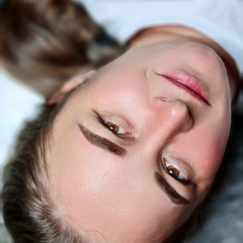 Пудровые брови перманент бровей растушевка, фото - Мастер татуажа Елена Сколибог