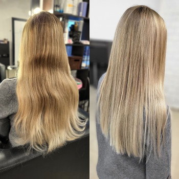 Окрашивание аир тач сложное аиртач, фото - Парикмахер Кристина Лебедева