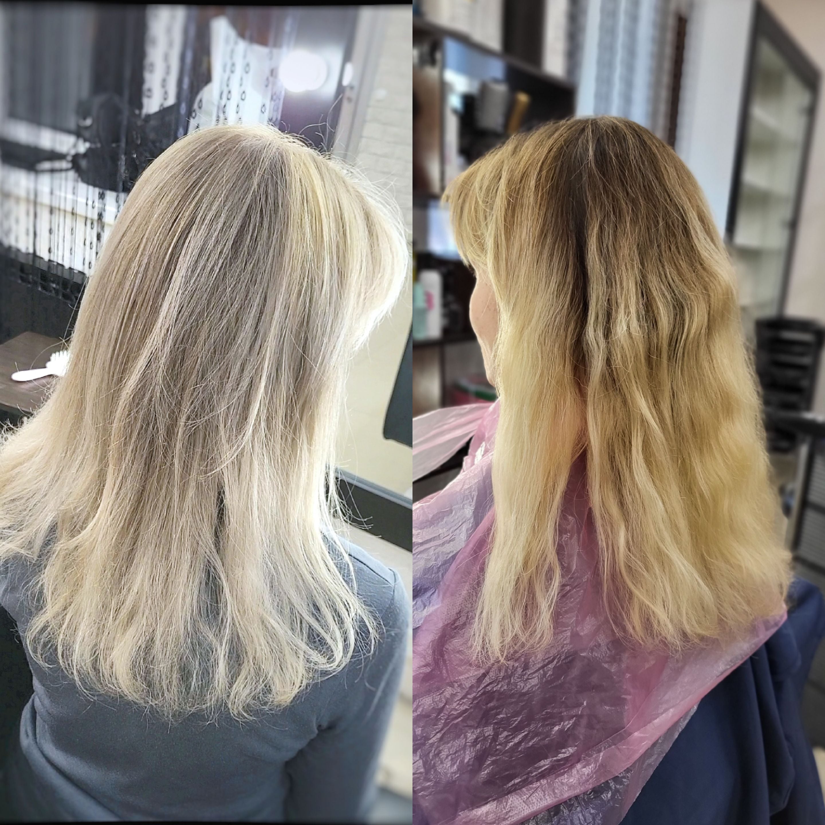 Калифорнийское окрашивание сложное холодный блонд, фото - Парикмахер Кристина Лебедева