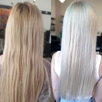 Блонд холодний платиновий, фото - Перукар Христина Лебедєва