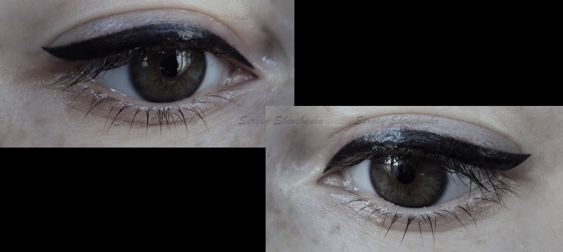 Татуаж стрілки повік перманентний макіяж очей, фото - Майстер татуажу Сергій Шевченко