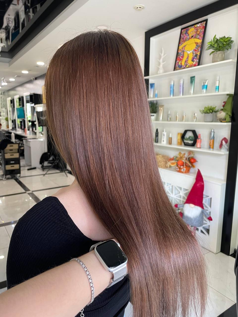 Русявий колір волосся шоколадний шатен, фото - Салон краси Fargo