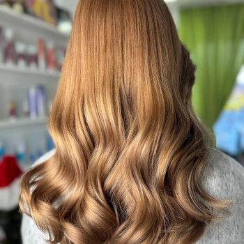 Блонд теплый бежевый, фото - Салон красоты Fargo