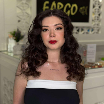 Красивый макияж для карих глаз и темных волос, фото - Салон красоты Fargo