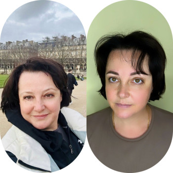 Пудрове напилення брів, фото - Майстер татуажу Татьяна Латова