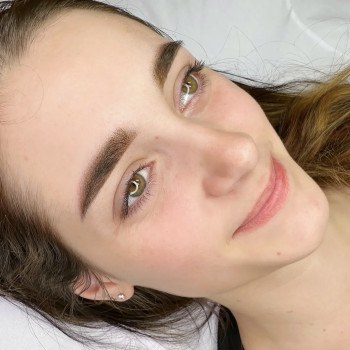 Пудрове напилення брів, фото - Мастер татуажа Татьяна Латова