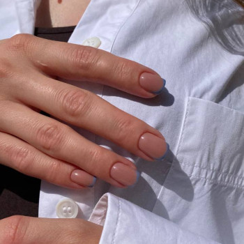 Френч манікюр літній, фото - Салон краси Fargo