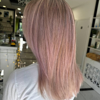 Сложное окрашивание рельефное блонд, фото - Салон красоты Fargo