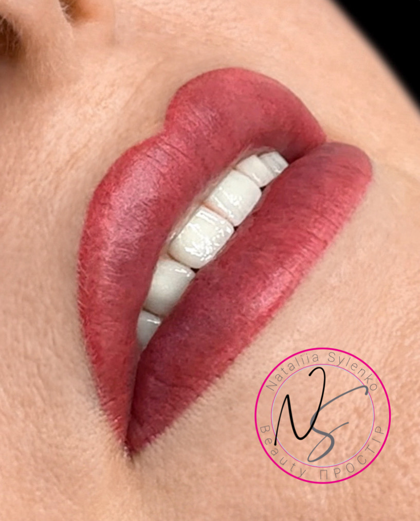 Перманент губ татуаж 3D, фото - Визажист Наталья Силенко