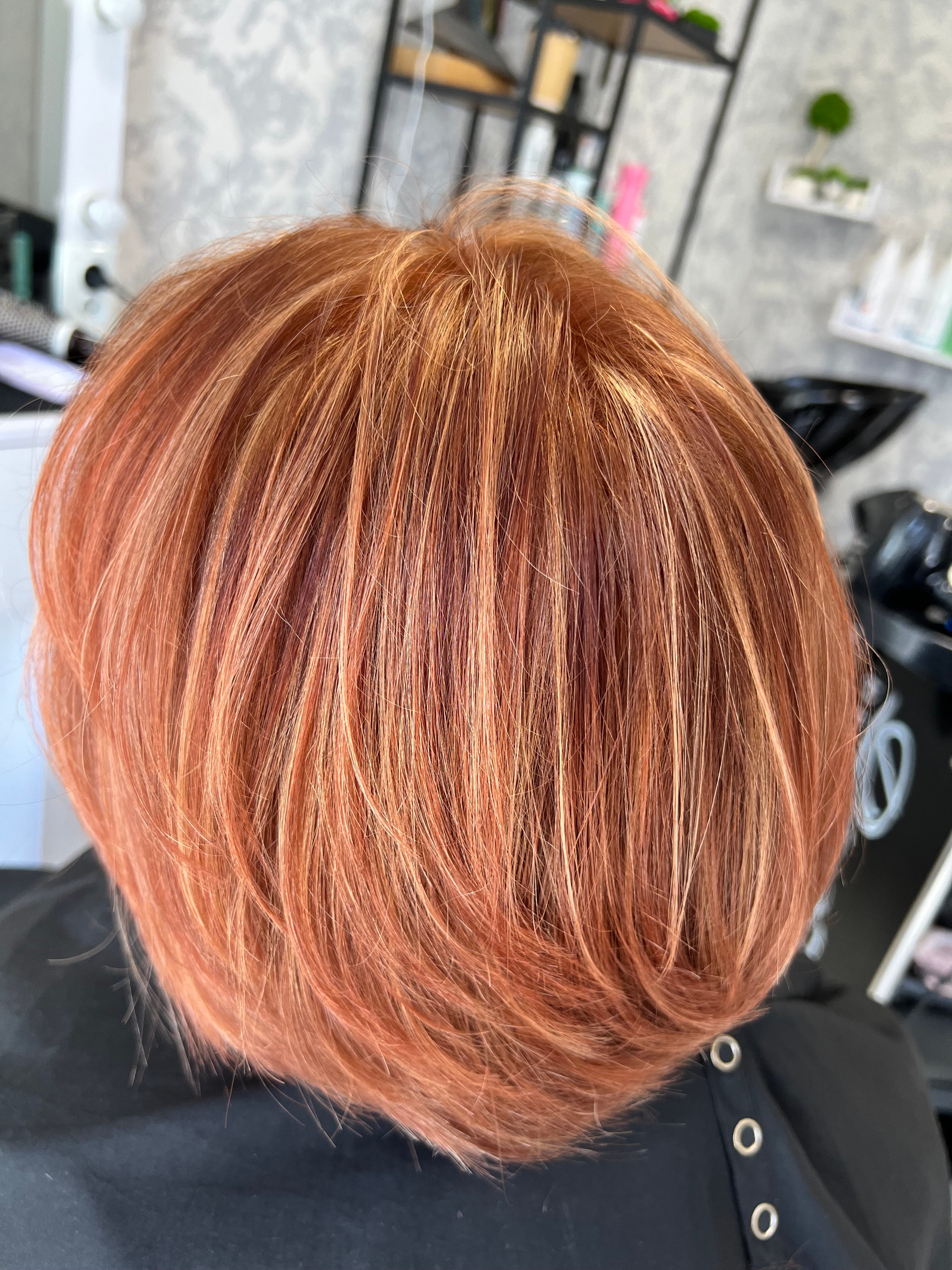 Рижий з бліками, фото - Перукар Наталія Шахназарян