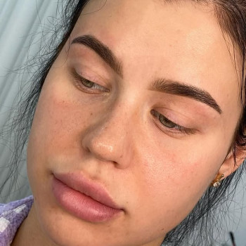 Пудровые брови растушевка бровей шотирование, фото - Бровист Ирина Ветриченко