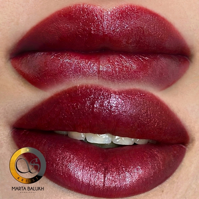 Перманент губ татуаж помадний, фото - Майстер татуажу Марта Балух