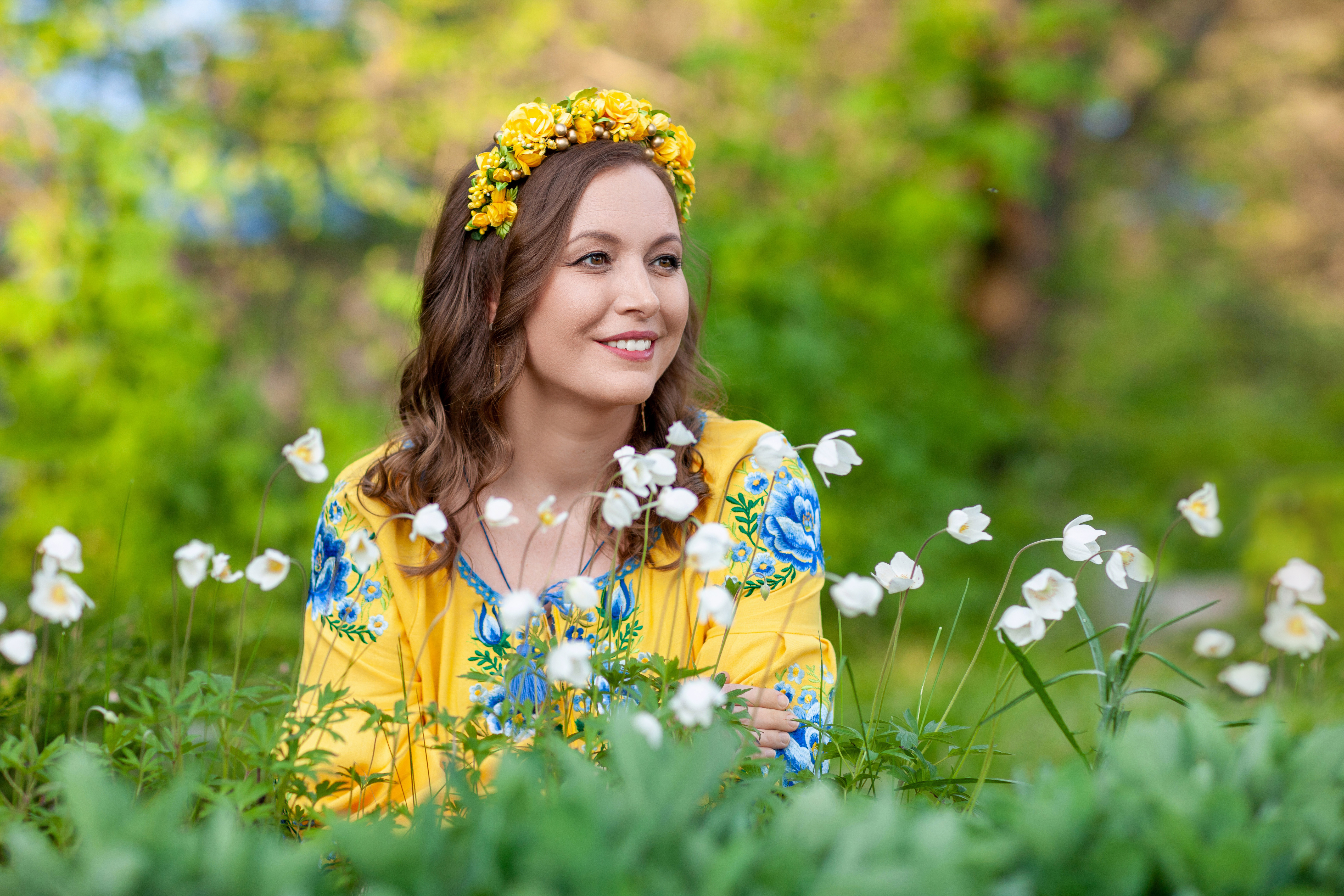 Семейная фотосессия на природе женственная, фото - Фотограф Геннадий Лебедев