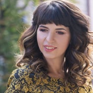 Стрижка на средние волосы женская с челкой, фото - Студия красоты Kseniamakeup