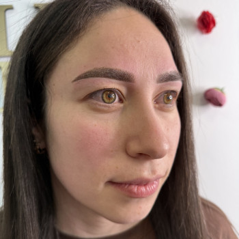 Перманентний макіяж брів, фото - Майстер татуажу Юлія Медвєдєва (Гурик)