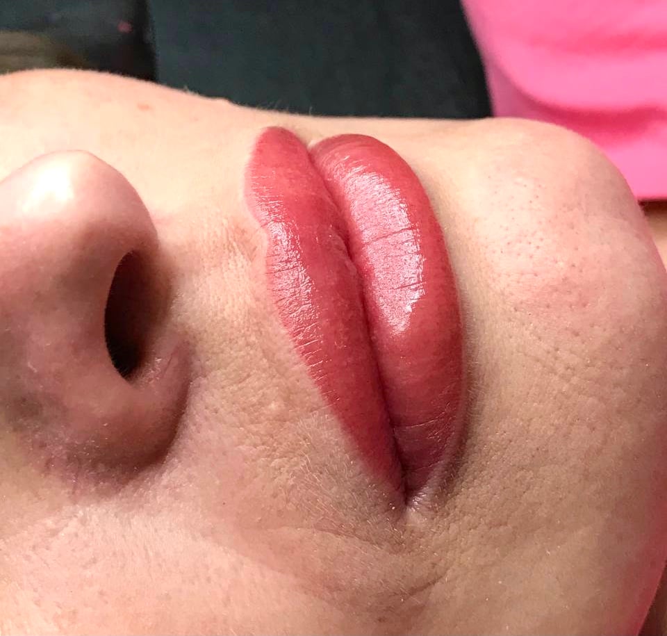 Перманентний макіяж губ, фото - Майстер татуажу Юлія Медвєдєва (Гурик)