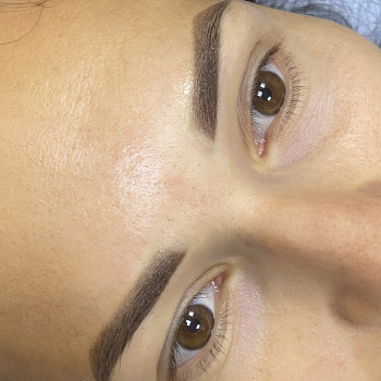 Пудровые брови растушевка бровей татуаж 6D, фото - Мастер татуажа Марина Жилко