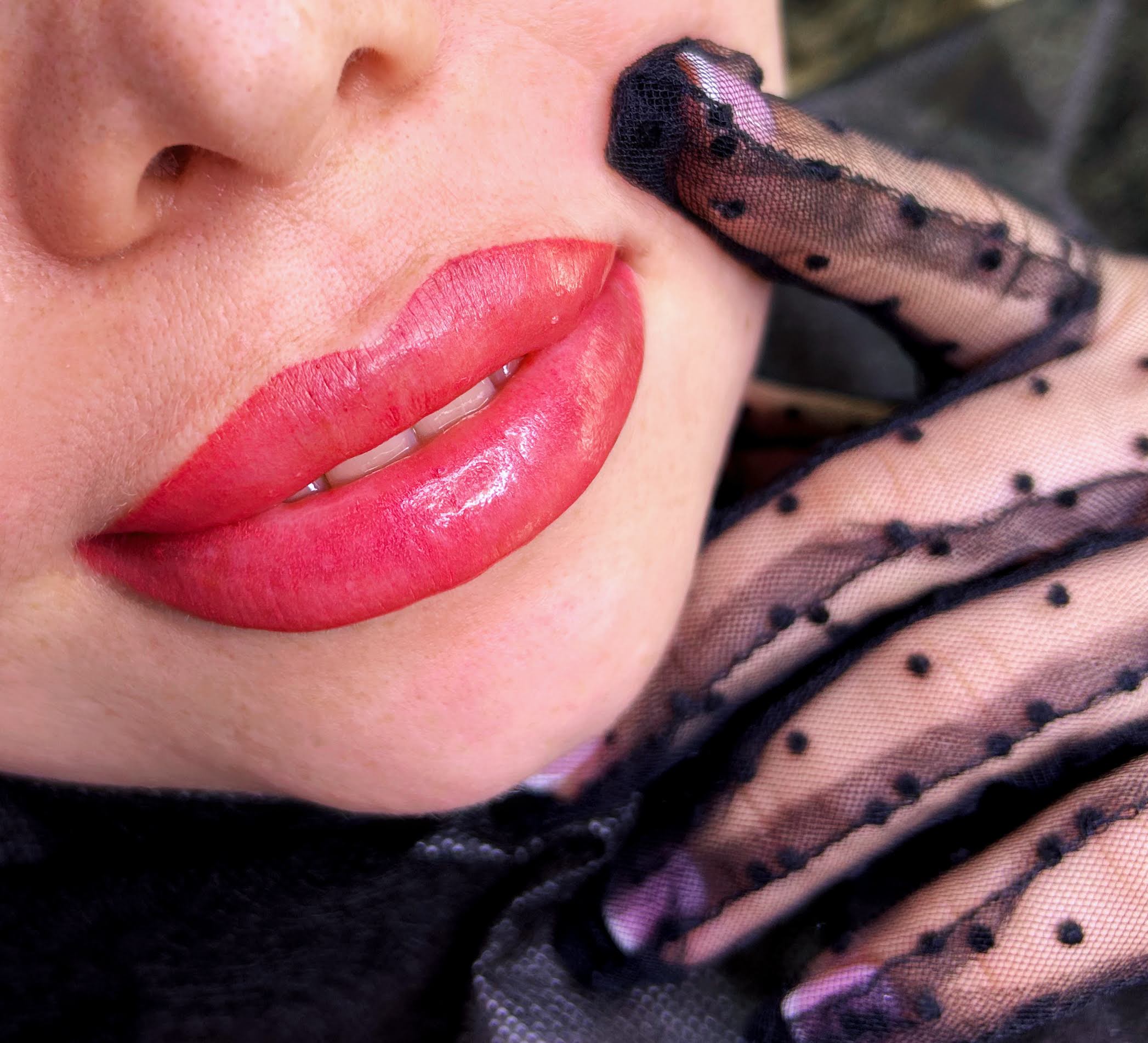 Татуаж губ помадний 3D, фото - Майстер татуажу Світлана Сергіївна