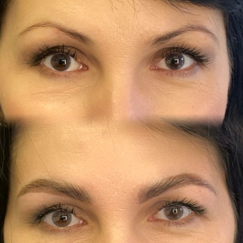 Пудровые брови перманент бровей татуаж, фото - Мастер татуажа Марина Жилко