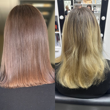 Затемнення блонду блонду